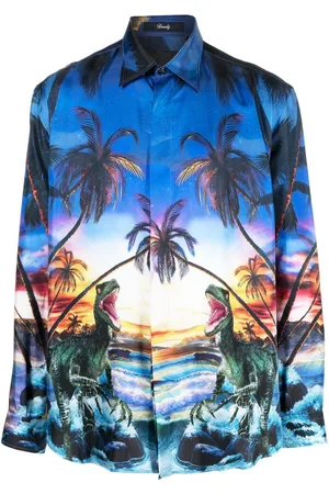 Philipp Plein Hemd mit Hawaii-Print