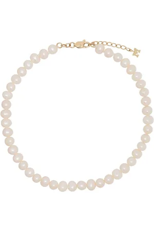 Mateo 9kt yellow gold pearl anklet