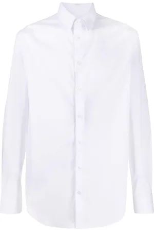 Giorgio Armani Hemd mit abgerundetem Saum