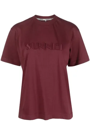 SUNNEI T-Shirt mit Logo-Stickerei