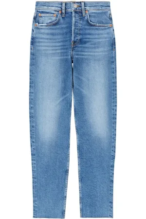 RE/DONE Cropped-Jeans mit hohem Bund