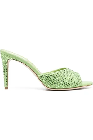 PARIS TEXAS Sandalen mit Kristallen