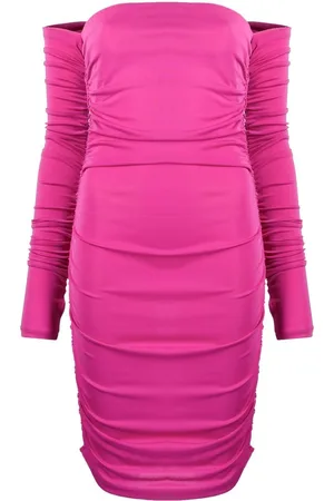 The Andamane Schulterfreies Kleid mit Raffungen