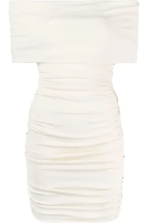 Khaite Schulterfreies Kleid mit Raffungen