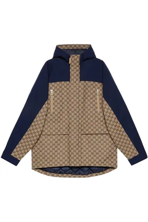 Gucci GG monogram-jacquard hooded jacket