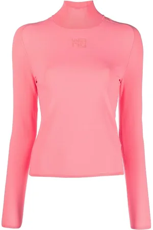 Alexander Wang Rollkragenpullover mit Logo-Prägung