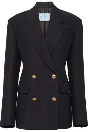 Prada Doppelreihiger Blazer aus Trikotin