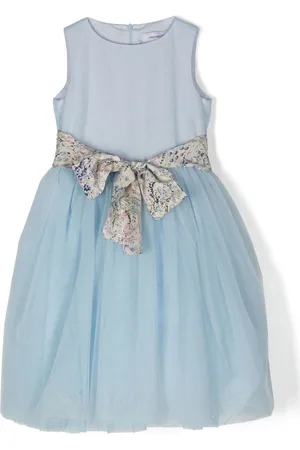 Simonetta Tüllkleid mit Schleifendetail