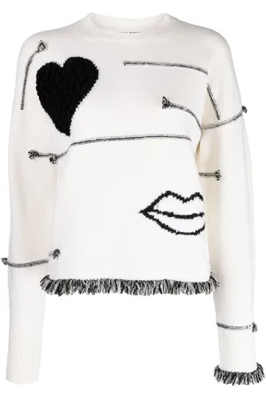 Sonia by Sonia Rykiel Pullover mit Kontraststickerei