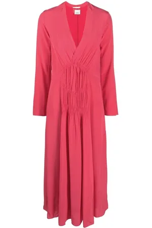Isabel Marant Gerafftes Nemalia Midikleid