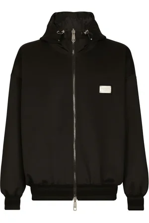 Dolce & Gabbana Kapuzenjacke mit Logo-Schild