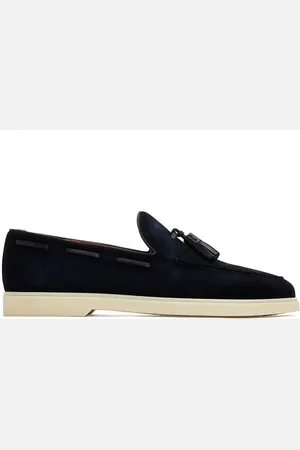 Magnanni Loafer aus Wildleder mit Quasten