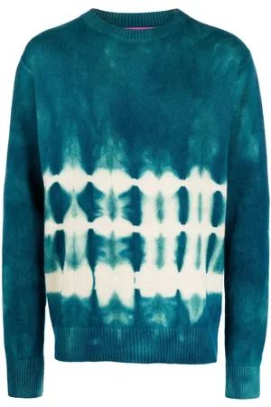 THE ELDER STATESMAN Kaschmirpullover mit Batikmuster