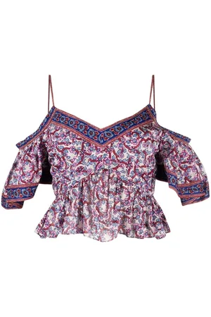 Marant Etoile Garuva Bluse mit Blumen-Print