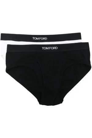 Tom Ford Slip mit Logo-Print