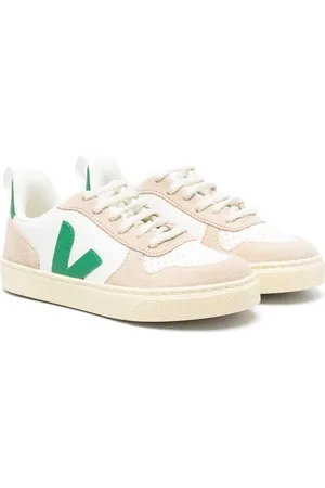 Veja Suede-panels lace-up sneakers