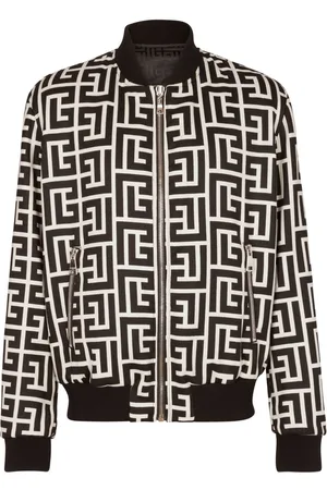 Balmain Wendbare Bomberjacke mit Monogramm