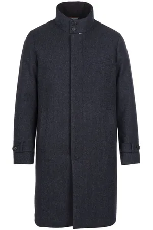 Norwegian Wool Einreihiger Daunenmantel