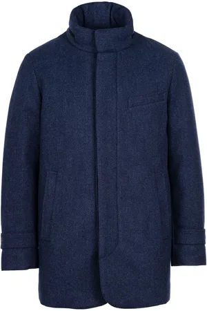 Norwegian Wool Gefütterter Mantel
