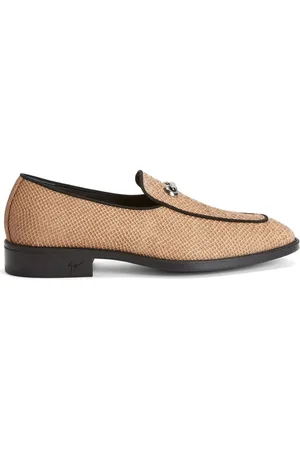 Giuseppe Zanotti Loafer mit Schlangen-Effekt