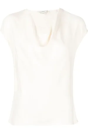 Vince Drapierte Chiffonbluse