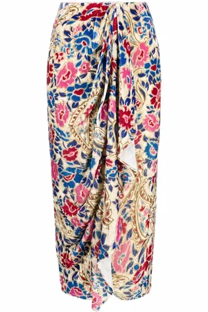 Isabel Marant Midirock mit Blumen-Print