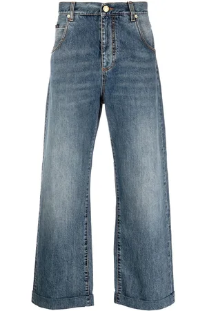 Etro Straight-Leg-Jeans mit Logo-Patch