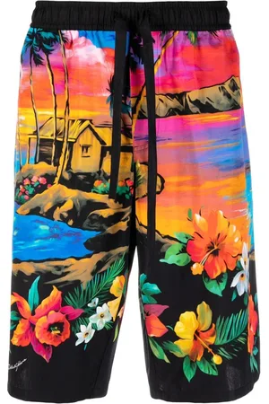 Dolce & Gabbana Bermudas mit tropischem Print