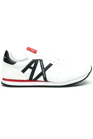 Armani Exchange Sneakers mit Logo-Patch