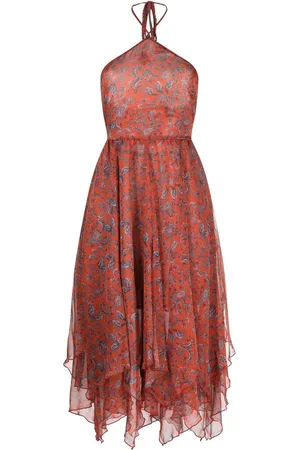 MISA Midikleid mit Paisley-Print