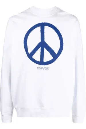 MARCELO BURLON Sweatshirt mit County Peace-Print