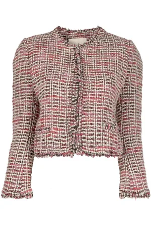 Isabel Marant Damen Bouclé Jacken - Round-neck bouclé jacket