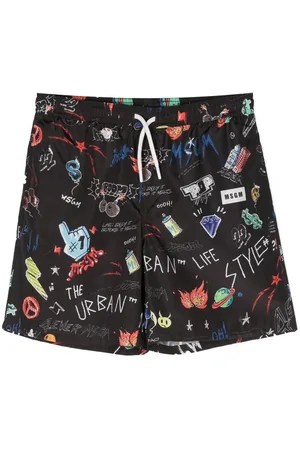 Msgm Badeshorts mit grafischem Print
