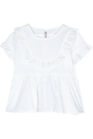Il gufo T-Shirt mit Rüschen