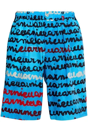 Marni Shorts mit Handschrift-Print
