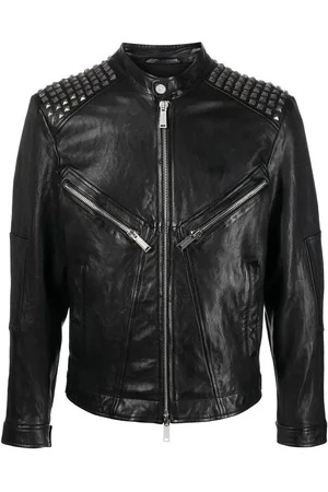 Dsquared2 Bikerjacke mit Nieten