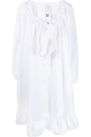 Patou Kleid mit Schleifenkragen