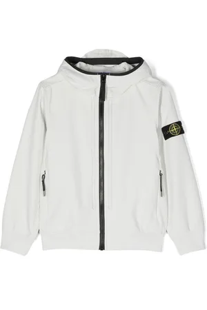 Stone Island Jacke mit Logo-Patch