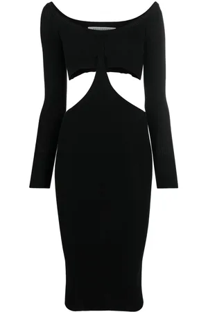 Serafini Gestricktes Kleid mit Cut-Out