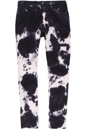 KSUBI Skinny-Jeans mit Batikmuster