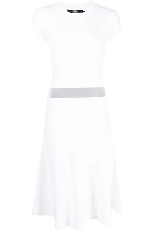 Karl Lagerfeld Kleid mit kurzen Ärmeln