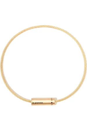 Le Gramme 18kt Gelbgoldarmband im Kabeldesign