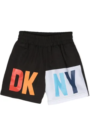 DKNY Badeshorts mit Logo-Print