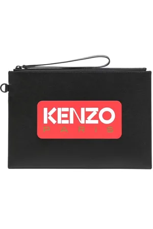 Kenzo Clutch mit Logo-Print