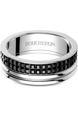 Boucheron Damen Dessous-Accesoires - 18kt white gold Quatre Classique wedding band