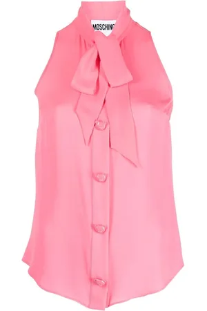 Moschino Bluse mit Schleifenkragen