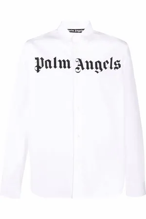 Palm Angels Hemd mit Logo-Print