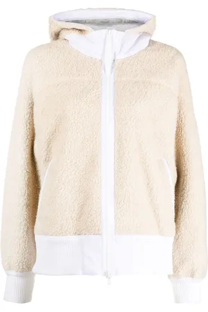 Canada Goose Fleece-texture zipped jacket