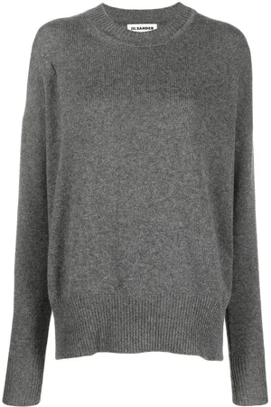 Jil Sander Kaschmirpullover mit Rundhalsausschnitt