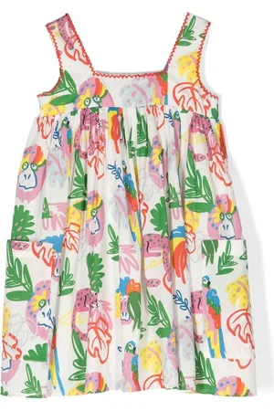 Stella McCartney Kleid mit Illustration-Print